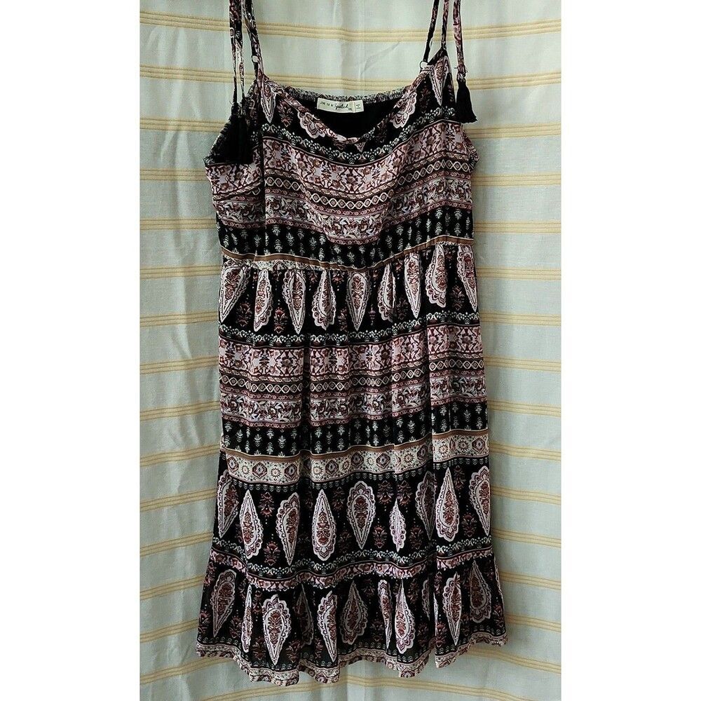 Junior Summer Tassel Strap Dress